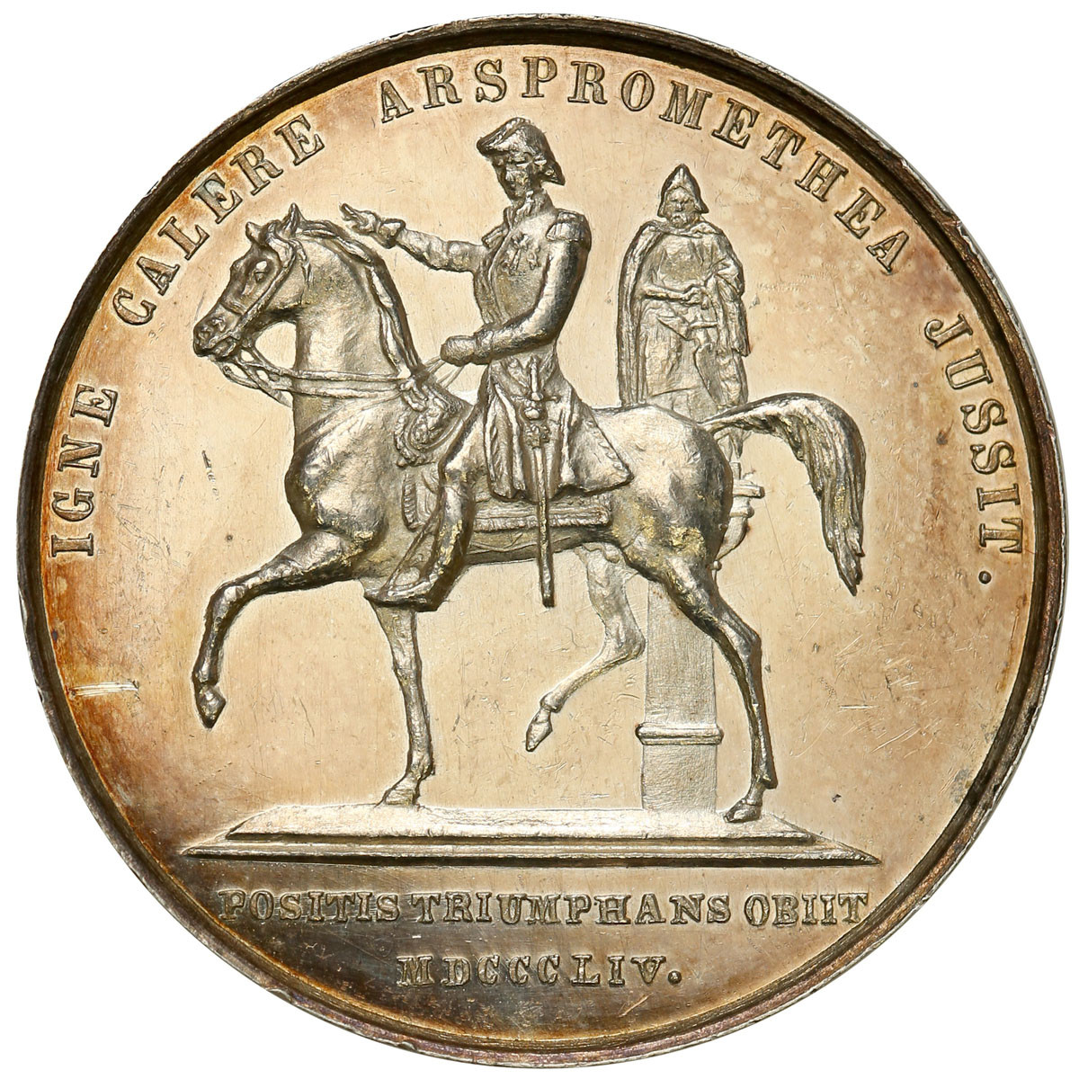 Szwecja. Medal 1844 – Fogelberg, srebro